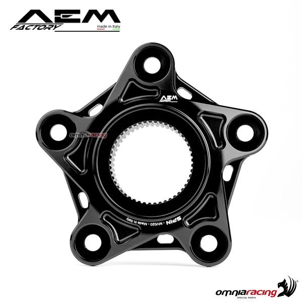 AEM sprocket flange carbon black for Mv Agusta Dragster 800/RR 2018>2019