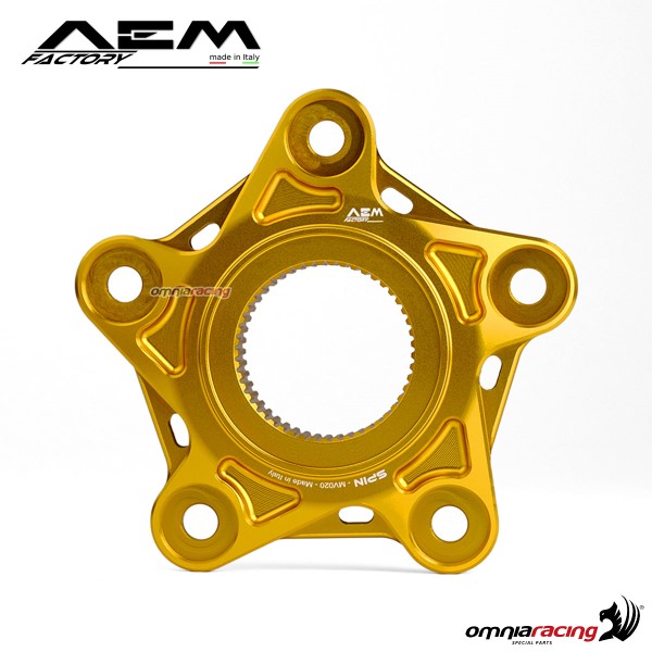 AEM sprocket flange pepita gold for Mv Agusta Brutale Serie Oro 1000