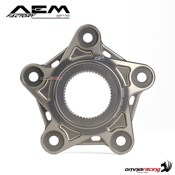 AEM sprocket flange titanium grey for Mv Agusta Dragster 800/RR 2018>2019