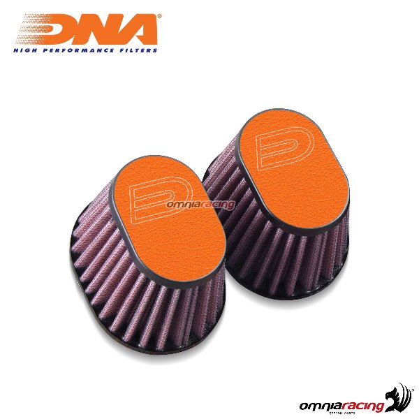 DNA 2 air filter kit air box leather orange color colore arancio for BMW with 66mm throttle body