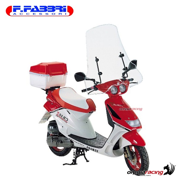 Parabrezza Fabbri trasparente con bordo per Yamaha CR50/Z50 1991>1995