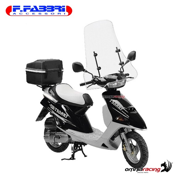 Parabrezza Fabbri trasparente con bordo per MBK Target 1991>1995
