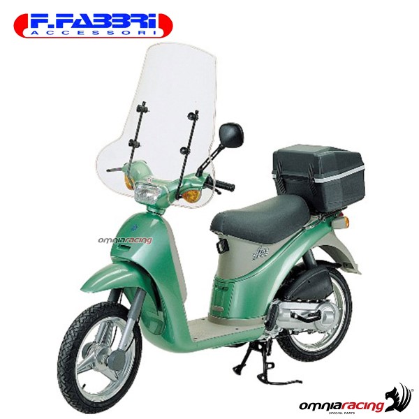 Parabrezza Fabbri trasparente con bordo per Piaggio Free 50/100 1995>2002