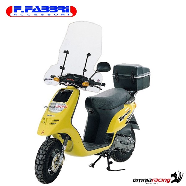 Parabrezza Fabbri trasparente con bordo per Piaggio Typhoon 50 X/XR 1993/01 1993>2001