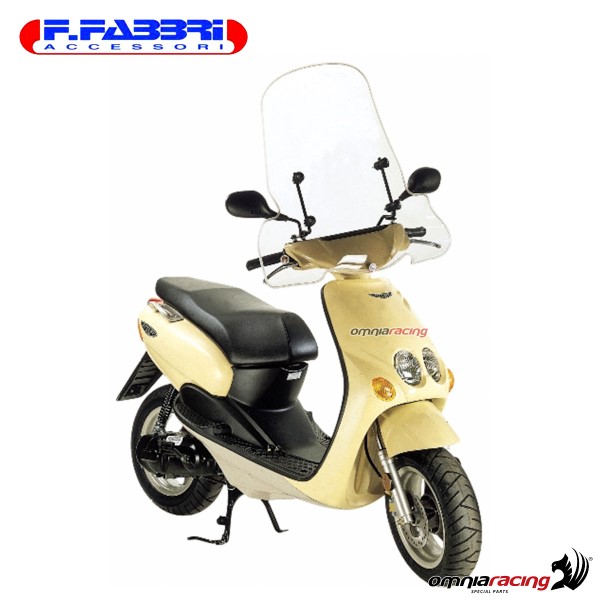 Fabbri Scooter Transparent windshield for MBK Ovetto 50/100 1997>2006