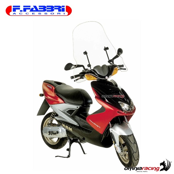 Fabbri Scooter Transparent windshield for MBK Nitro 1997>2012