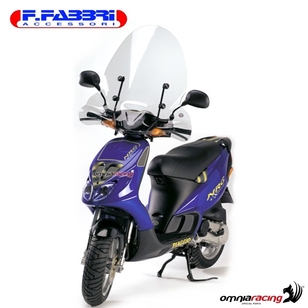 Fabbri Scooter Transparent windshield for Piaggio NRG Extreme 50 1999>2000