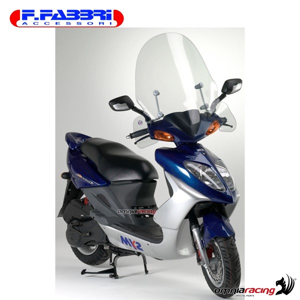 Fabbri Scooter Transparent Windshield for Sym Shark 125 1999 2002 - 1815 A  0001 - 1815 A - Headlight