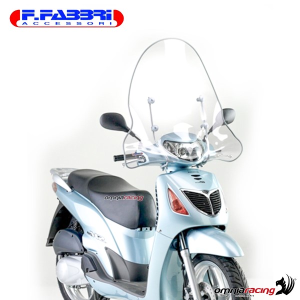 Parabrezza Fabbri trasparente con bordo per Honda SH125/SH150 2001>2004