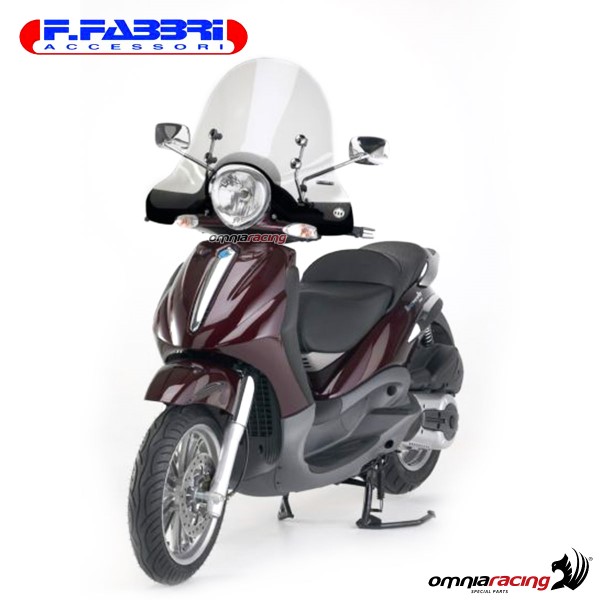 Fabbri Scooter Transparent windshield for Piaggio Beverly 500 2002>2004