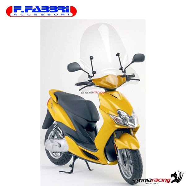 Parabrezza trasparente Fabbri scooter per Yamaha JOG R 2006>2013