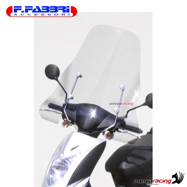 Fabbri Scooter Transparent windshield for Kymco Agility 50/125 ruote 12 pollici