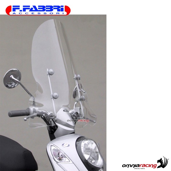 Fabbri Scooter Transparent windshield for SYM Mio 50/100 2006>2009