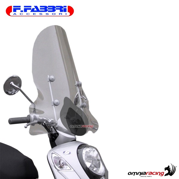 Parabrezza trasparente Fabbri scooter per SYM Mio 50/100 2006>2009