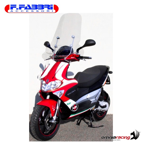 Fabbri Scooter Transparent windshield for Piaggio Runner 50/125/200 SP/VX/VXR/Purejet 2006>2012