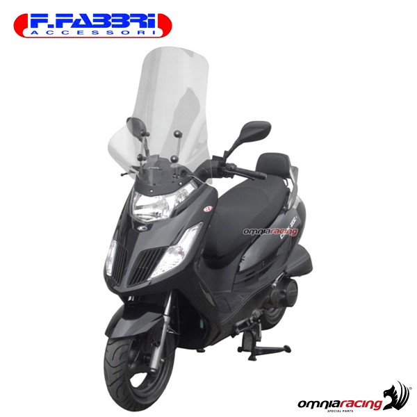 Fabbri Scooter Transparent windshield for Kymco DINK 50/125i/200i 2006>2007