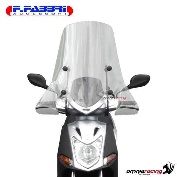 Fabbri Scooter Transparent windshield for Kymco Agility 50/125/150/200 16 pollici 2008>2012