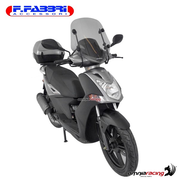 Parabrezza fumè Fabbri scooter per Kymco Agility 50/125/150/200 16 pollici 2008-2012