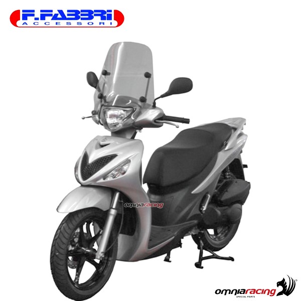 Parabrezza trasparente Fabbri scooter per Suzuki Sixteen 125/150 2008>2014