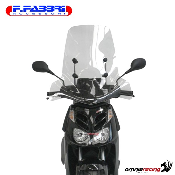 Parabrezza trasparente Fabbri scooter per Aprilia Sportcity Cube 125/250/300 2008>2012
