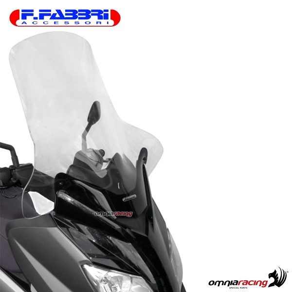 Fabbri Scooter Transparent windshield for Yamaha XMAX 125/250 ABS 2010>2013