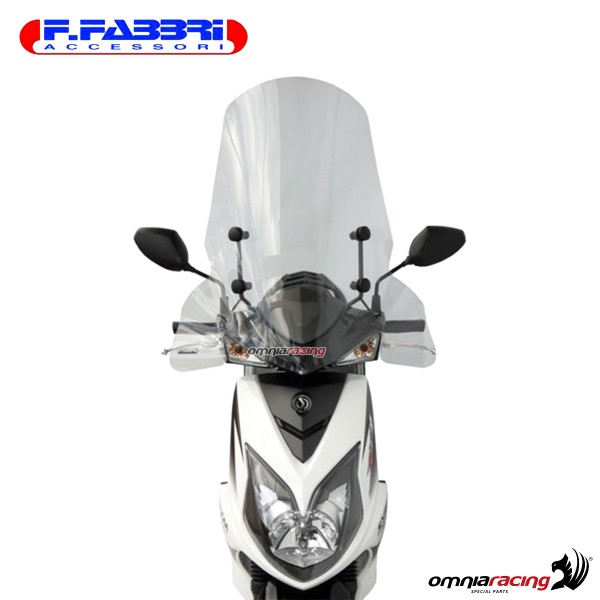 Fabbri Scooter Transparent windshield for SYM JET 4 50/125 2009>2011