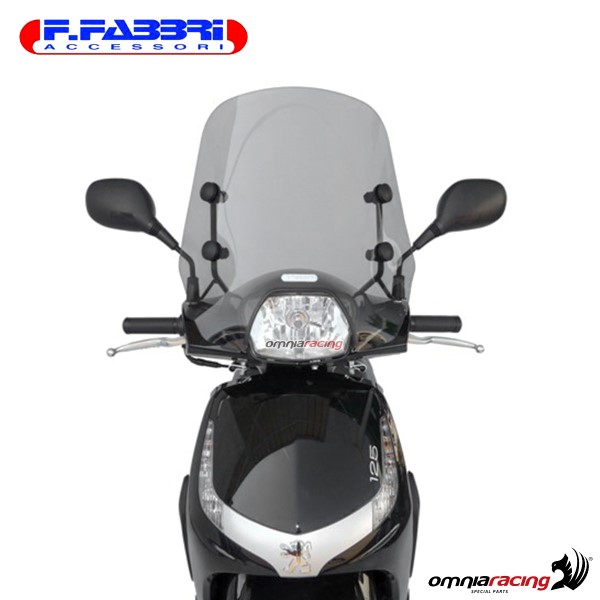 Fabbri Scooter Transparent windshield for Peugeot Tweet 50/125/150 2010>2016