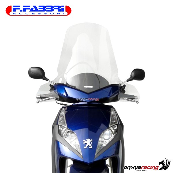 Parabrezza trasparente Fabbri scooter Peugeot Geopolis 125/250/300/400/500 /RS/Geostyle 2006>2013