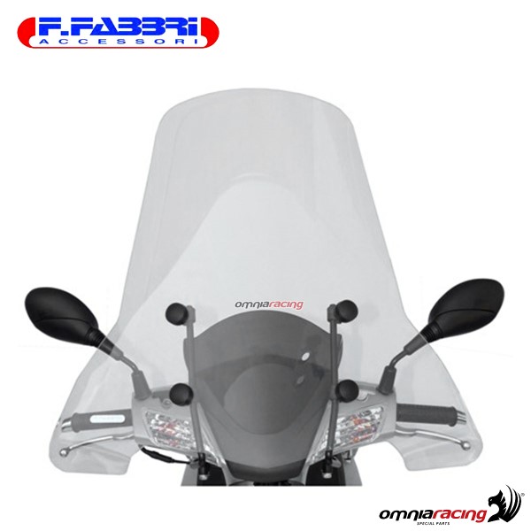 Fabbri Scooter Transparent windshield for Peugeot LXR125/LXR200 2009>2013