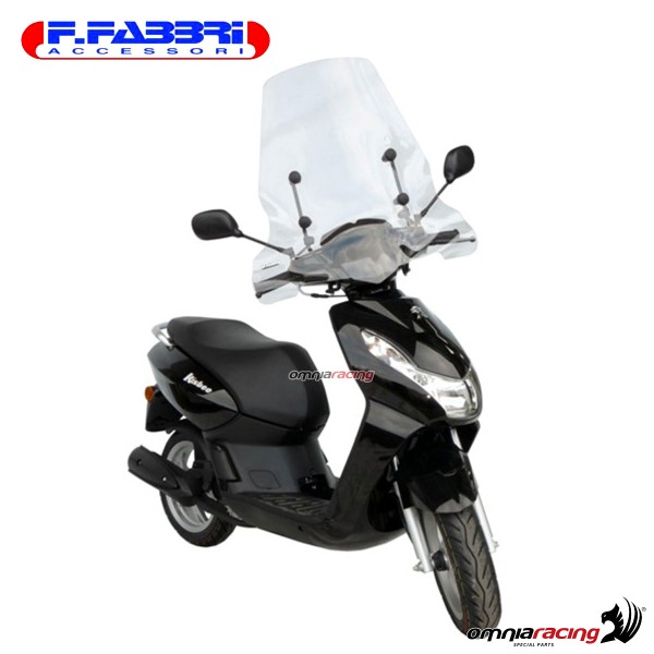 Fabbri Scooter Transparent windshield for Peugeot Kisbee 50 2010>2018