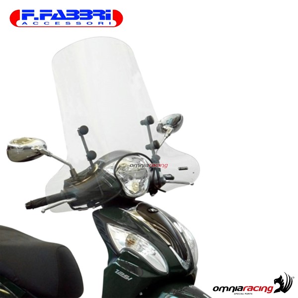 Fabbri Scooter Transparent windshield for Kymco People One 125i 2013>2019