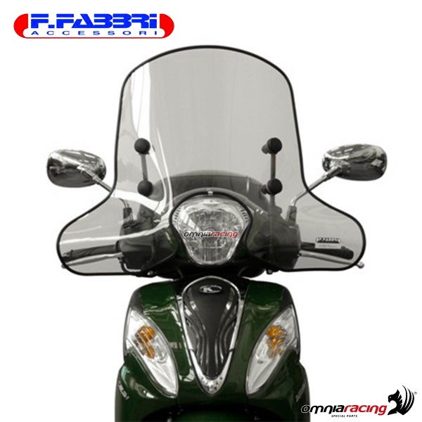 Parabrezza Fabbri trasparente con bordo per Kymco People One 125i 2013>2019