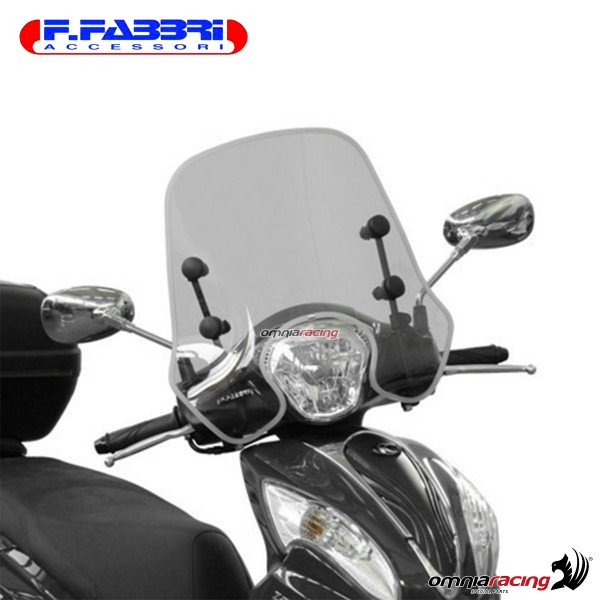 Fabbri Scooter Transparent windshield for Kymco People One 125i 2013>2019
