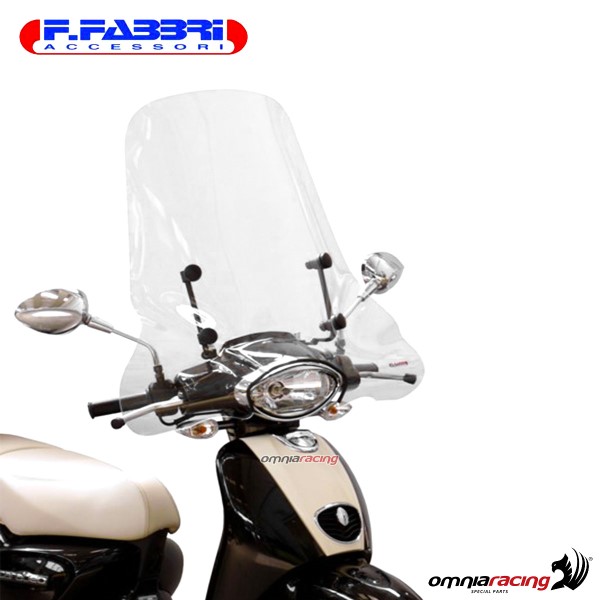 Fabbri Scooter Transparent windshield for Aprilia Scarabeo 50 2T -100 4T 2014>2017
