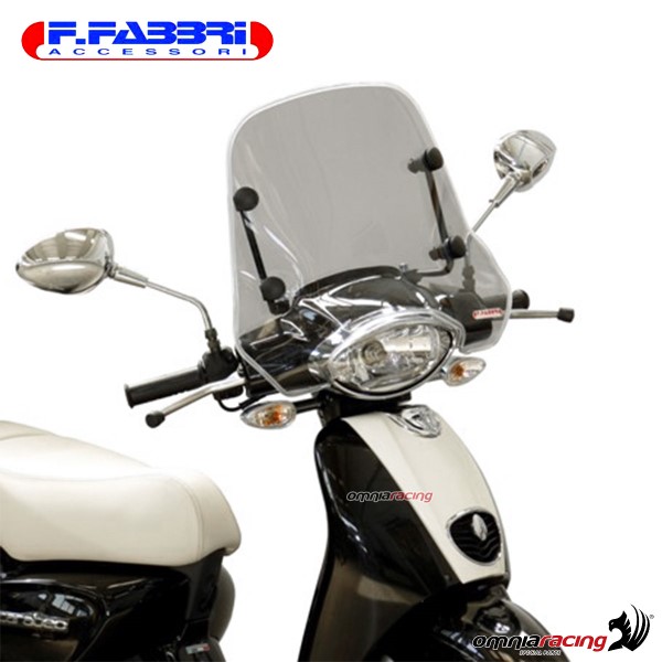 Fabbri Scooter Transparent windshield for Aprilia Scarabeo 50 2T -100 4T 2014/17 2014>2017