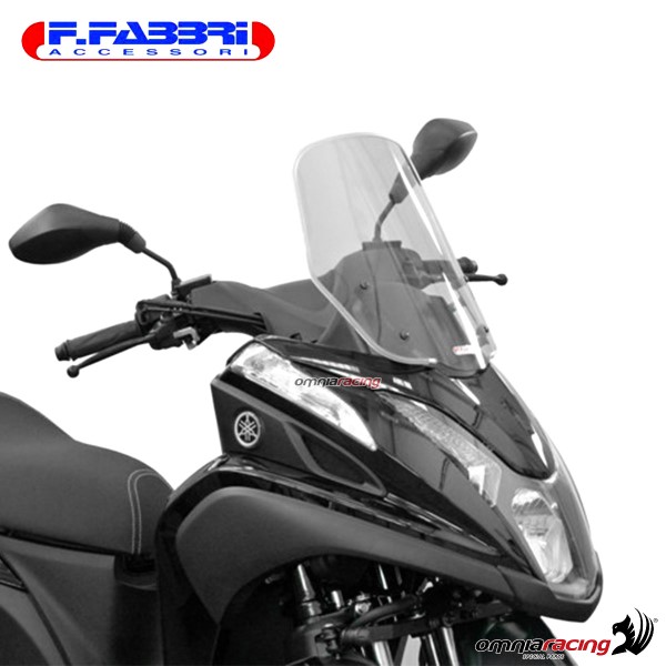Parabrezza trasparente Fabbri scooter per Yamaha Tricity 125 2014>2018