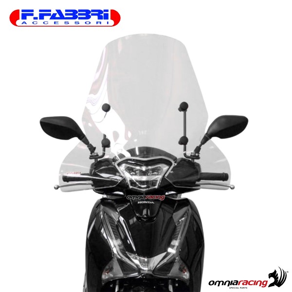 Fabbri Scooter Transparent windshield for Honda SH125/SH150 2017>2020