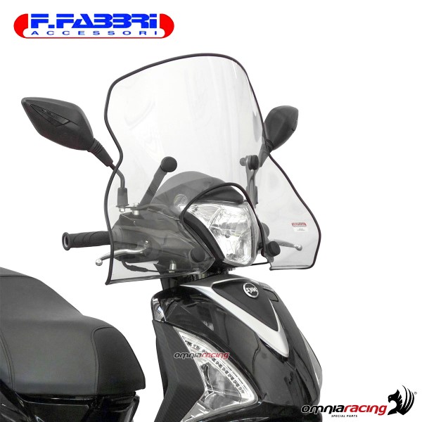 Parabrezza Fabbri trasparente con bordo per SYM Symphony ST125/ST200 euro4 2016>2020
