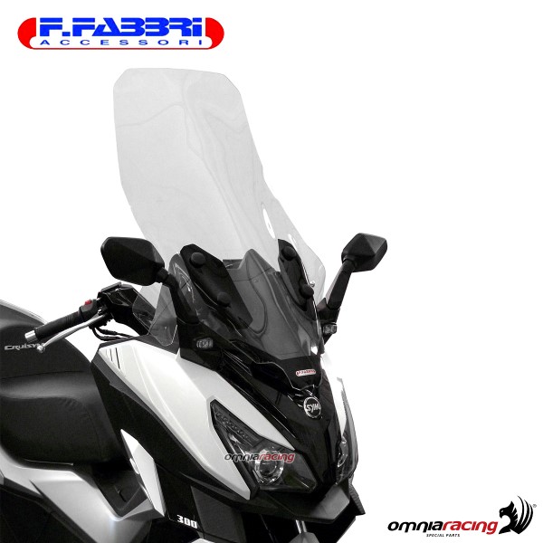 Fabbri Scooter Transparent windshield for SYM Cruisym 300 2017>2018