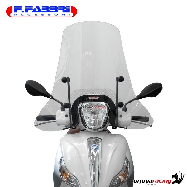 Parabrezza trasparente Fabbri scooter per Piaggio Medley 125/150 ABS 2016>2019