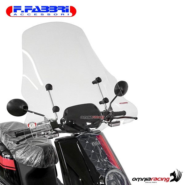 Parabrezza trasparente Fabbri scooter per NIU NGT - M+ 2019>2020