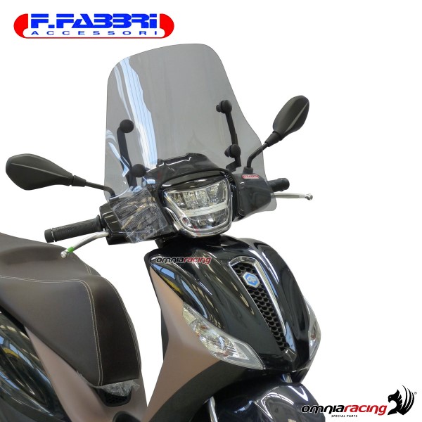 Parabrezza trasparente Fabbri scooter per Piaggio Medley ABS 125/150 2020