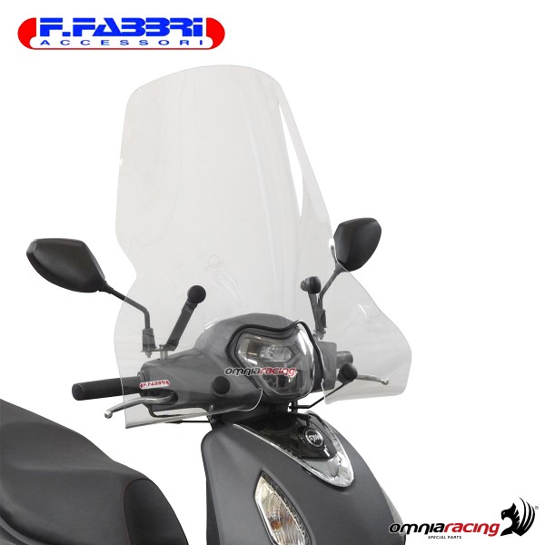 Fabbri Scooter Transparent windshield for SYM Symphony 50/125/200 EURO 5 2020