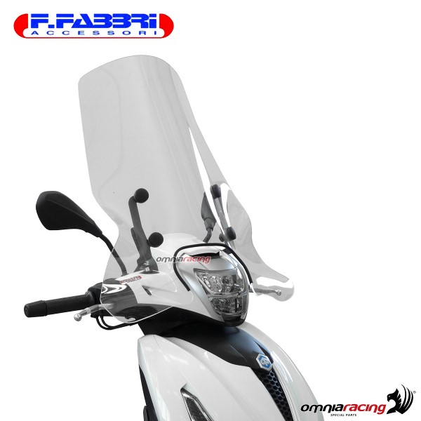 Fabbri Scooter Transparent windshield for Piaggio Beverly 300/400 2021