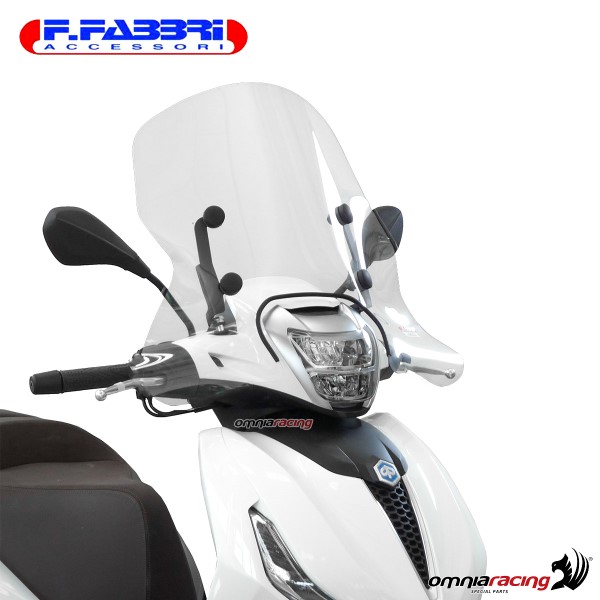 Parabrezza trasparente Fabbri scooter per Piaggio Beverly 300/400 2021
