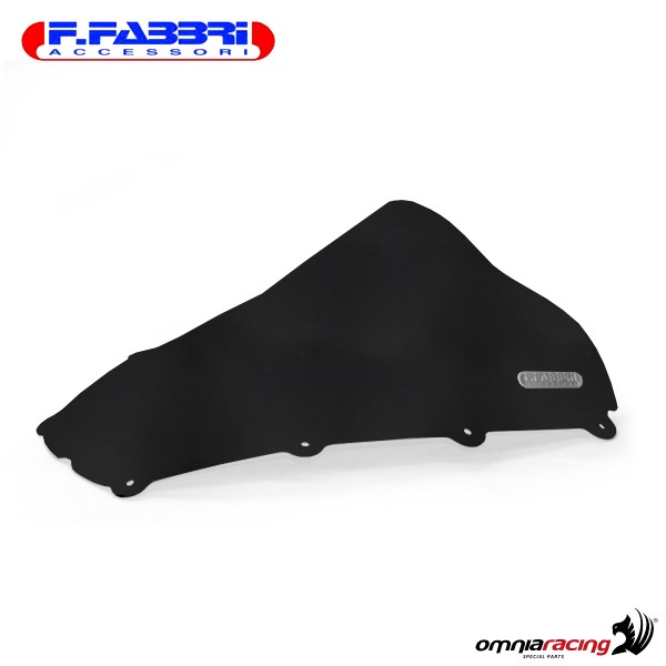 Fabbri double bubble matt black bi-satin windshield for Aprilia RSV1000 1998>2000