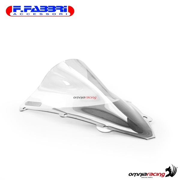 Cupolino trasparente doppia bolla Fabbri per Aprilia RSV4 2009>2014