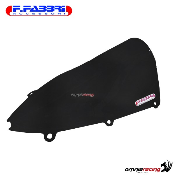 Fabbri double bubble matt black bi-satin windshield for Aprilia RSV4 2015>2020
