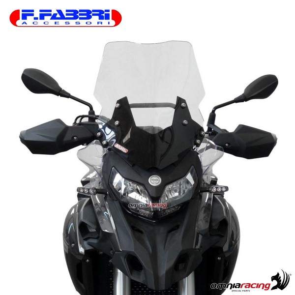 Cupolino trasparente Sport/Naked/Touring Fabbri per Benelli TRK502 ABS 2017>2018