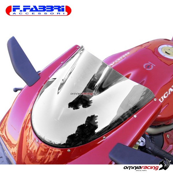 Cupolino trasparente doppia bolla Fabbri per Ducati 748/916/996 1994>2002